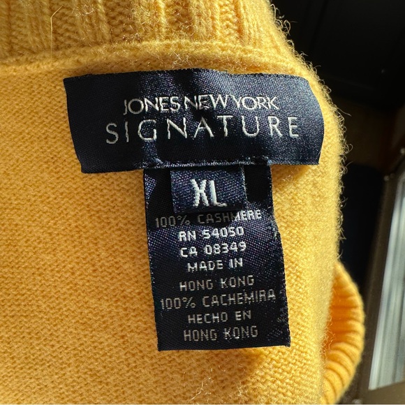 EUC 100% Cashmere Cowl Neck Sweater from Jones New York Signature Soft & Cozy - Picture 5 of 8